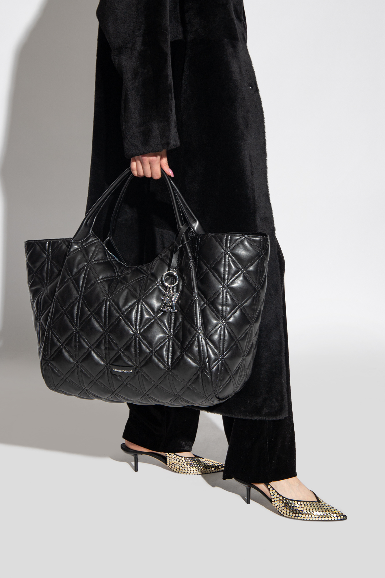 Armani shop quilted bag